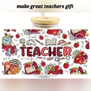 Teacher Design Glass Tumbler